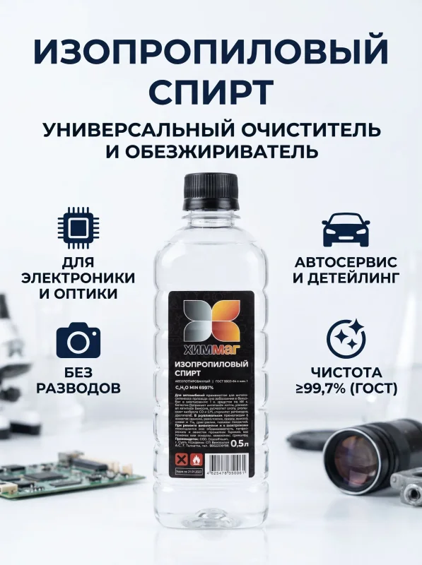 Изопропиловый спирт ХИММАГ 500мл
